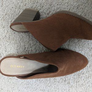 Old Navy Mules Size 10 Brown